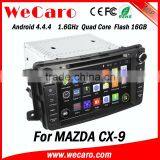 Wecaro in Dash Touch Screen Android 4.4.4 Car Radio GPS Multimedia Dvd Player Car Navigation System for Mazda Cx-9 thumbnail-5