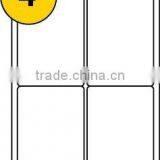Paper Material 4 Labels per Sheet Sticker Label for Package thumbnail-1