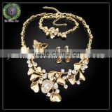 African Beads Jewelry Set ,Artificial Kundan Bridal Jewellery Sets, 18k Gold Plated Jewelry