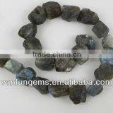 Gemstones Labradorite 15mm Rough Coins Raw Natural Gemstone Beads thumbnail-5