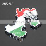 Italy Map Shape Travel Souvenirs Tourist Promotion Custom Metal Fridge Magnet Sticker thumbnail-2