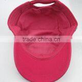 Ladies Applique Floral Military Cap thumbnail-5