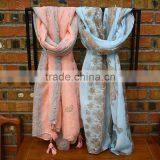 2016 Viscose Scarves 100% Viscose Printing Viscose Scarves100% Viscose Pashmina Scarf thumbnail-2