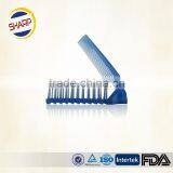 Plastic Folding Hair Comb, Biodegradable Travel Flodable Comb thumbnail-3