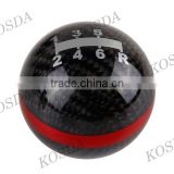 5/6 Speed Ball Gear Shift Knob Real Carbon Fiber Shift Knob