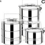 2015 Best Selling Stainless Steel Tiffin Box/stackable Bento Lunch Box/Stackable Food Container/stainless Steel Tiffin Carrier thumbnail-1
