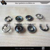 15mm Metal Five Parts Prong Spring Snap Button