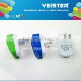 EU Socket Multi Colour Wall USB Charger for Iphone,for Ipod thumbnail-1