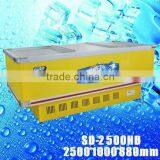 SD-1400D Island Freezer Glass Door Chest Freezers Commercial Fish Barbecue Freezer thumbnail-4