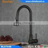 China Supplier Kitchen Mixer ORB Pull Out Water Tap Black Faucet thumbnail-5