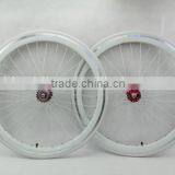 Colorful Steel Spokes Customized Fixie Bicycle Wheel Flip Flop Hub Bicycle Wheel thumbnail-2