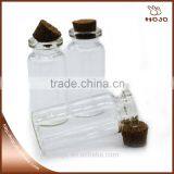 Glass Clear Custom Bottle With Bung 50x22mm for Crafts