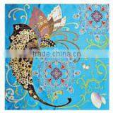 Top Fashion High Quality Pure Silk Ptinted Scarf Customized Scarves Shawl Wraps thumbnail-2