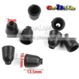 1/8"(3mm)Plastic Cord Ends Stopper Toggle Bell For 3mm Rope Sportswear Garment Backpack Accessories #FLS160-B thumbnail-1