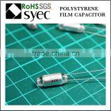 Tight Tolerances Radial Lead 153J 63V Polystyrene Film Capacitor