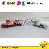 2015 New Item Promotional Kids Plastic Free Wheel Mini Cartoon Police Car Toy for Sale