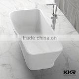 Artificial Stone Resin Bath Small Sitting Bathtub for Dubai thumbnail-2