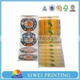 Printing Waterproof Custom Logo Stickers , Self Adheisve Vinyl Sticker Roll Quality Choice thumbnail-1
