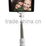 2015 new electronic products fashionable selfie stick with bluetooth for iphone or samsung