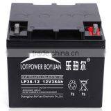 Deep Cycle 12v 38ah Solar Battery Power Inverter Batteries
