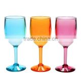 Colorful Plastic Water Glass Goblets