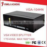 Hot Sales 1 in 4 Out av Audio VGA Video Splitter VGA-104HN
