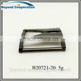 20mm High Quality Black Powder Coated Metal Zinc Alloy Shoes Buckle Accessories thumbnail-5