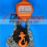 high quality China manufacturer chain block with forged alloy cast hook
