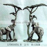 2013 Metal Pewter Elephant Home Decoration