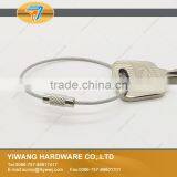Outdoor Hiking Transparent Stainless Steel Wire Key Ring Cable Keychain thumbnail-1