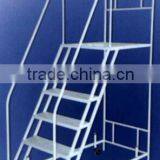 Iron Material Open Folding Mobile Staircases