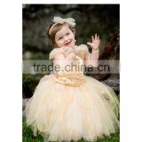 Latest Fancy Kids Princess Dress Children Model Wedding Dress Christmas Designer Fashion Baby Girl thumbnail-3