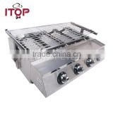 Commercial Stainless Steel Gas Bbq Grill Machine