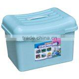 Two Layers Plastic Storage Box Bin With Lid thumbnail-1