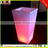 Waterproof PE Plastic Decorative Tall Ladder Flower Pots With LED Light up thumbnail-5
