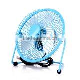 8" USB Metal Ventilator 360 Rotate Mini Cooler Desktop pc Laptop Cooling Fan thumbnail-3