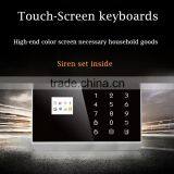 HOT!!! TFT Color Display Touch Keypad Wireless Gsm Pstn Home Alarm System Kit,home Security Burglar Alarm With APP Ios