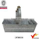 Metal Sheet Vintage Decorative Hanging Planter Basket thumbnail-1