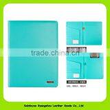 High Quality Eco Friendly Hard Cover Leather a4 Conference Folder Black thumbnail-2