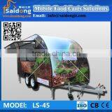 Worldwide Popular Mobile Food Warmer Carts/Mobile Food Trailer Food Cart Cooking Trailer/Folding Food Cart thumbnail-4
