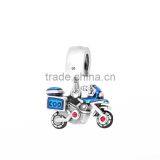 Motorcycle Charms Fashional Cool Silver Unique Pendants thumbnail-2