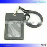 Soft PU Leather Bus Card Holder Business Card Holder With Window thumbnail-2