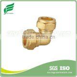 90 degree equal elbow Brass Swagelok compression Tube fitting