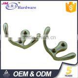 Hot Sale Zinc Alloy Toilet Double Coat Hook thumbnail-2