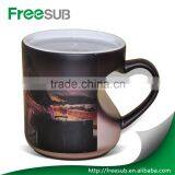 Multicolor Heart Shaped Ear Ceramic Magic Coffee Mug For Sublimation thumbnail-6