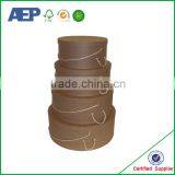 Flower Packaging Use Costom Made Large Printed Cardboard Round Gift Box With Lid on Demand thumbnail-2