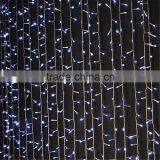 OEM Indoor/outdoor 110V/220V US/EU Plug 3m*3m 600leds 25leds*24hang Transparent Wire White Color Hot Sell thumbnail-5