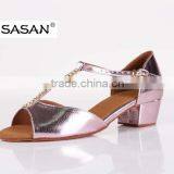 Patent PU Leather Girl Dance Shoes Cube Heel Latin Dance Shoes Swing Dance Shoes thumbnail-3
