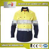 100% Cotton The Softest Wholesale Breathable Bulk Hi Vis Winter Shirt thumbnail-1