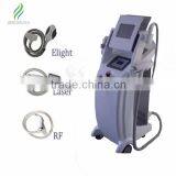 2015 Newest! High Power Q switch tattoo removal nd yag laser machine / e-light ipl rf nd yag laser multifunction machine